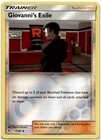 Giovanni's Exile