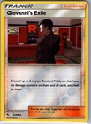 Giovanni's Exile