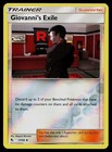 Giovanni's Exile