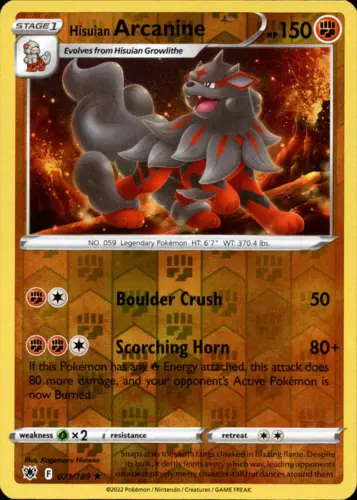 Hisuian Arcanine