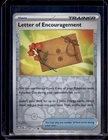 Letter of Encouragement
