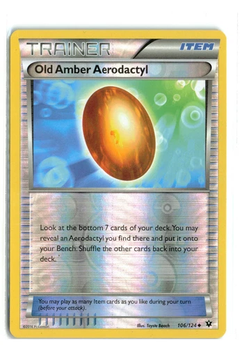 Old Amber Aerodactyl