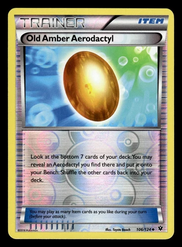 Old Amber Aerodactyl