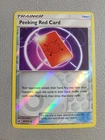 Peeking Red Card