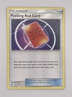 Peeking Red Card