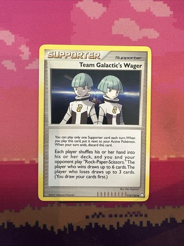 Team Galactic's Wager