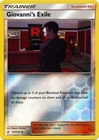 Giovanni's Exile