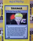 Lt. Surge's Secret Plan