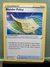 Blunder Policy