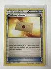 Professor's Letter