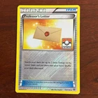 Professor's Letter