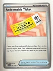Redeemable Ticket