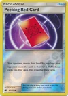 Peeking Red Card