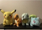 Bulbasaur, Charmander, Squirtle