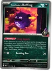 Team Rocket's Koffing