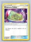 Weakness Policy