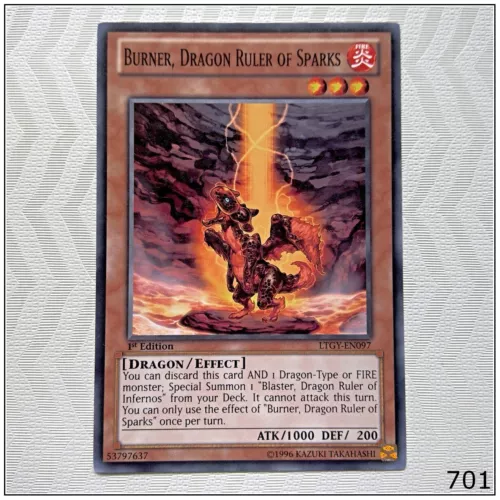 Burner, Dragon Ruler of Sparks