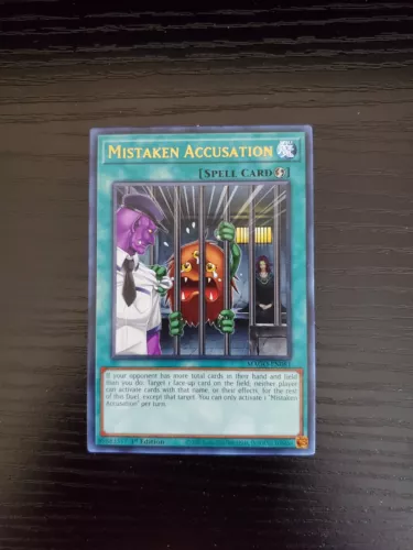 Mistaken Accusation