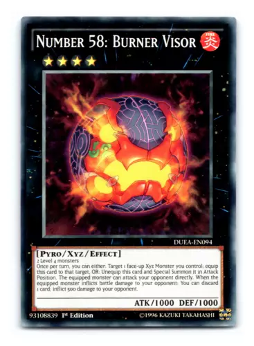 Number 58: Burner Visor