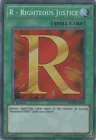 R - Righteous Justice