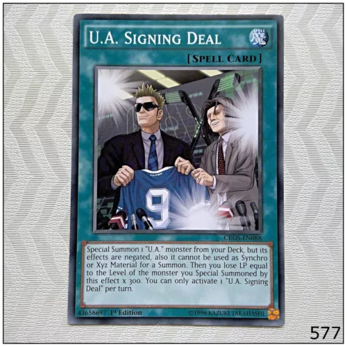 U.A. Signing Deal
