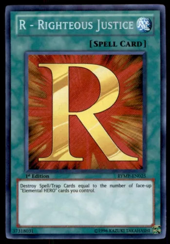 R - Righteous Justice