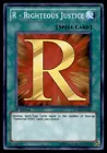 R - Righteous Justice