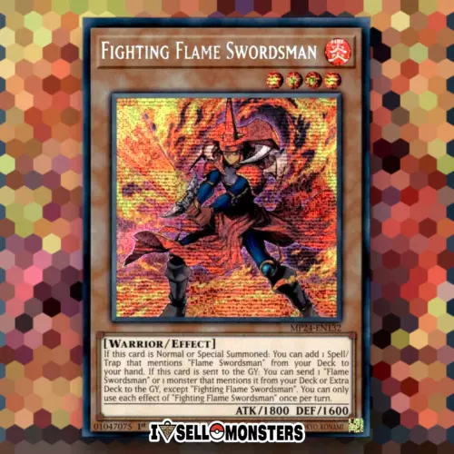 Fighting Flame Swordsman