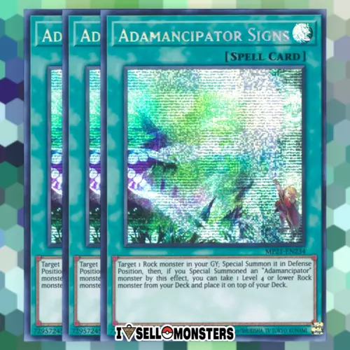 Adamancipator Signs