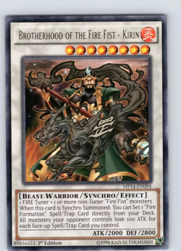 Brotherhood of the Fire Fist - Kirin