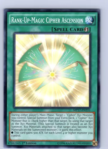 Rank-Up-Magic Cipher Ascension