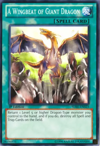 A Wingbeat of Giant Dragon