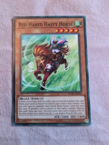Red Hared Hasty Horse