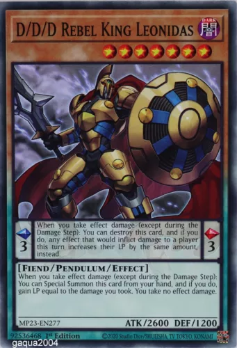 D/D/D Rebel King Leonidas