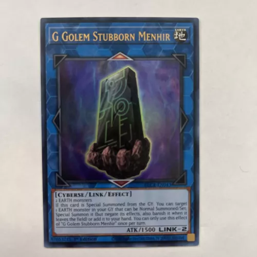 G Golem Stubborn Menhir
