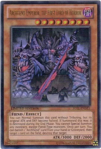 Archfiend Emperor, the First Lord of Horror