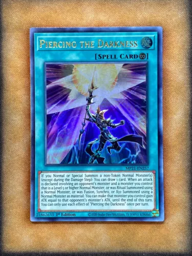 Piercing the Darkness