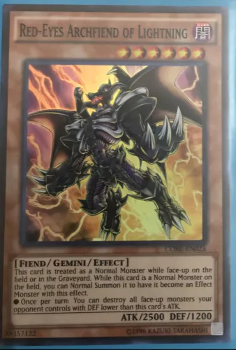 Red-Eyes Archfiend of Lightning