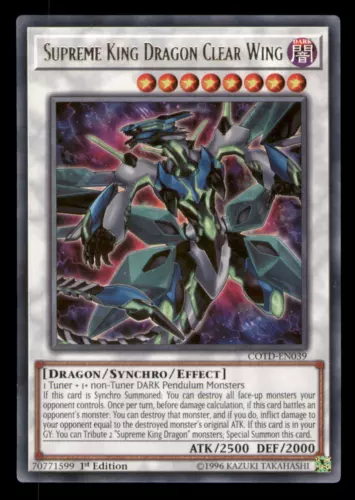Supreme King Dragon Clear Wing