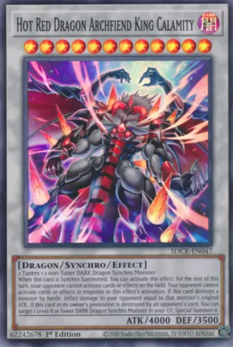 Hot Red Dragon Archfiend King Calamity