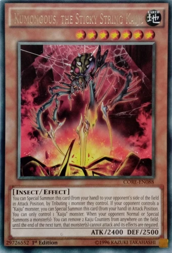 Kumongous, the Sticky String Kaiju
