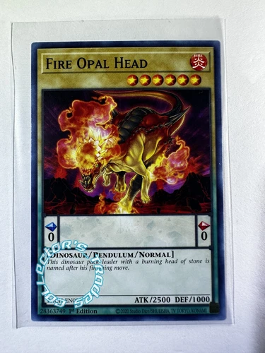 Fire Opal Head