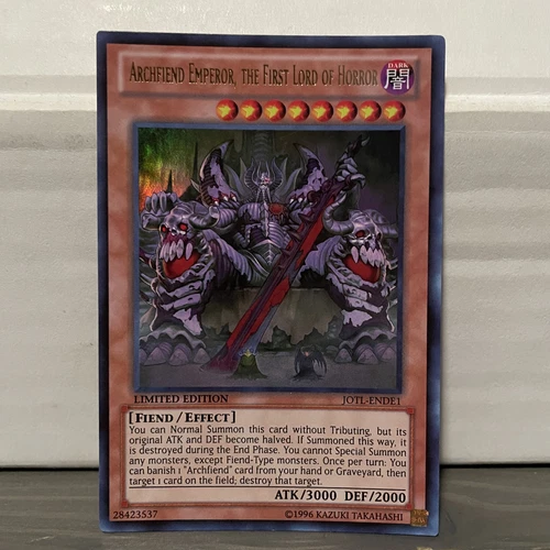 Archfiend Emperor, the First Lord of Horror