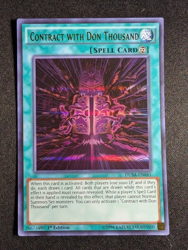 Contract with Don Thousand