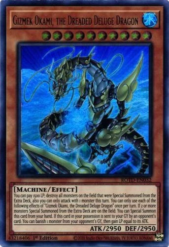 Gizmek Okami, the Dreaded Deluge Dragon