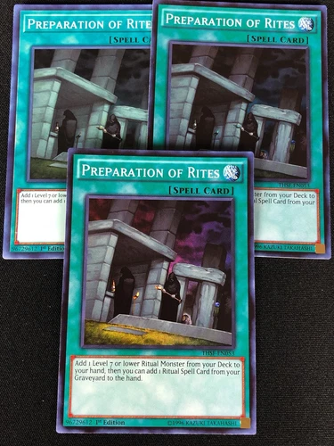Preparation of Rites