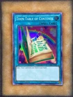 Toon Table of Contents